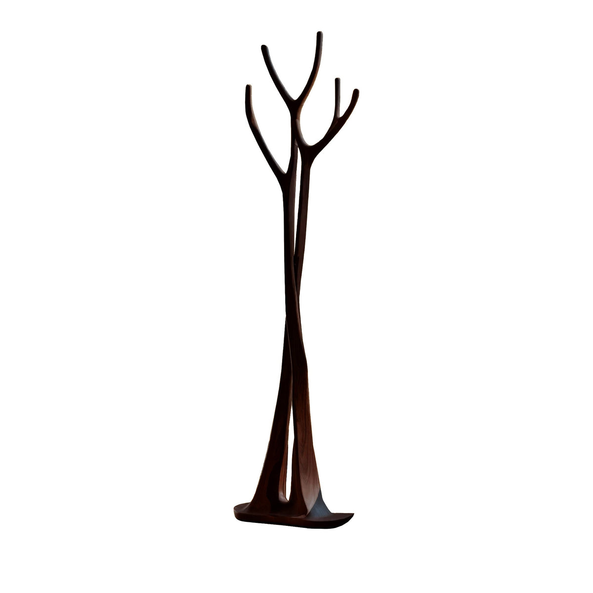 Norwyn Sculpted Solid Wood Tree Coat Rack