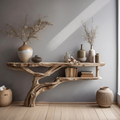 Wood Console Table Hallway Table Farmhouse Decor